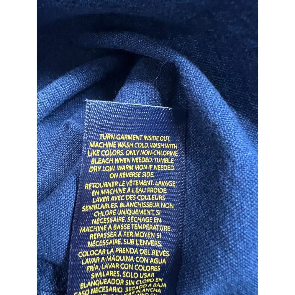 Polo Ralph‎ Lauren Western Denim Shirt Kids 6 Blue Short Sleeve Pearl Snap PA51